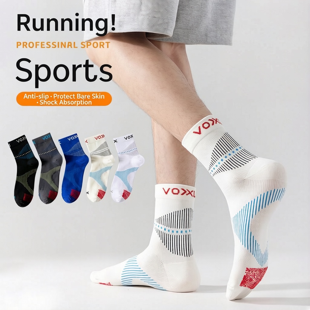 WRELS 1/2/3 paia di calze spor - Athletic Sock Cushion recensione e prezzo